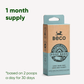 Beco 60 Poop Bags Big, Strong and Leak-Proof (Mint Scented)