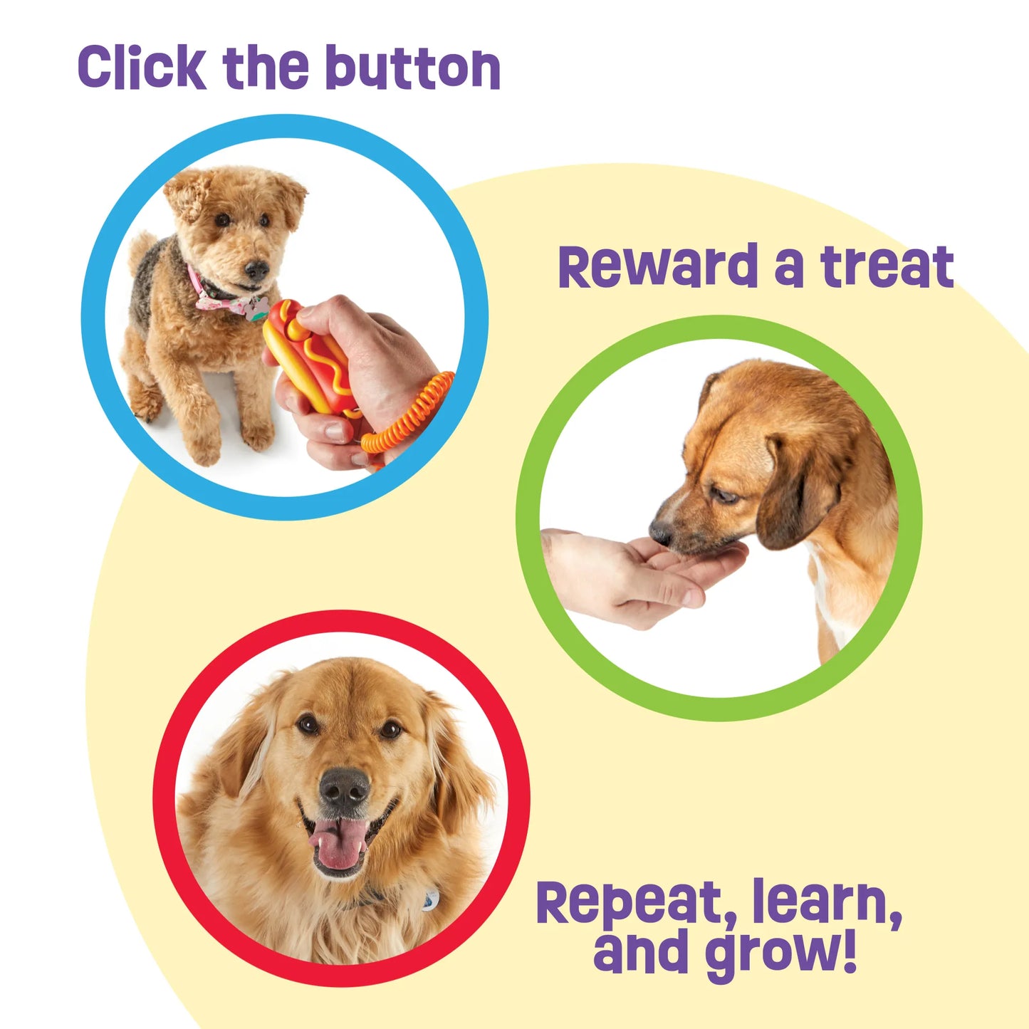 Brightkins Smarty Pooch!™ Training Clicker: Hot Dog