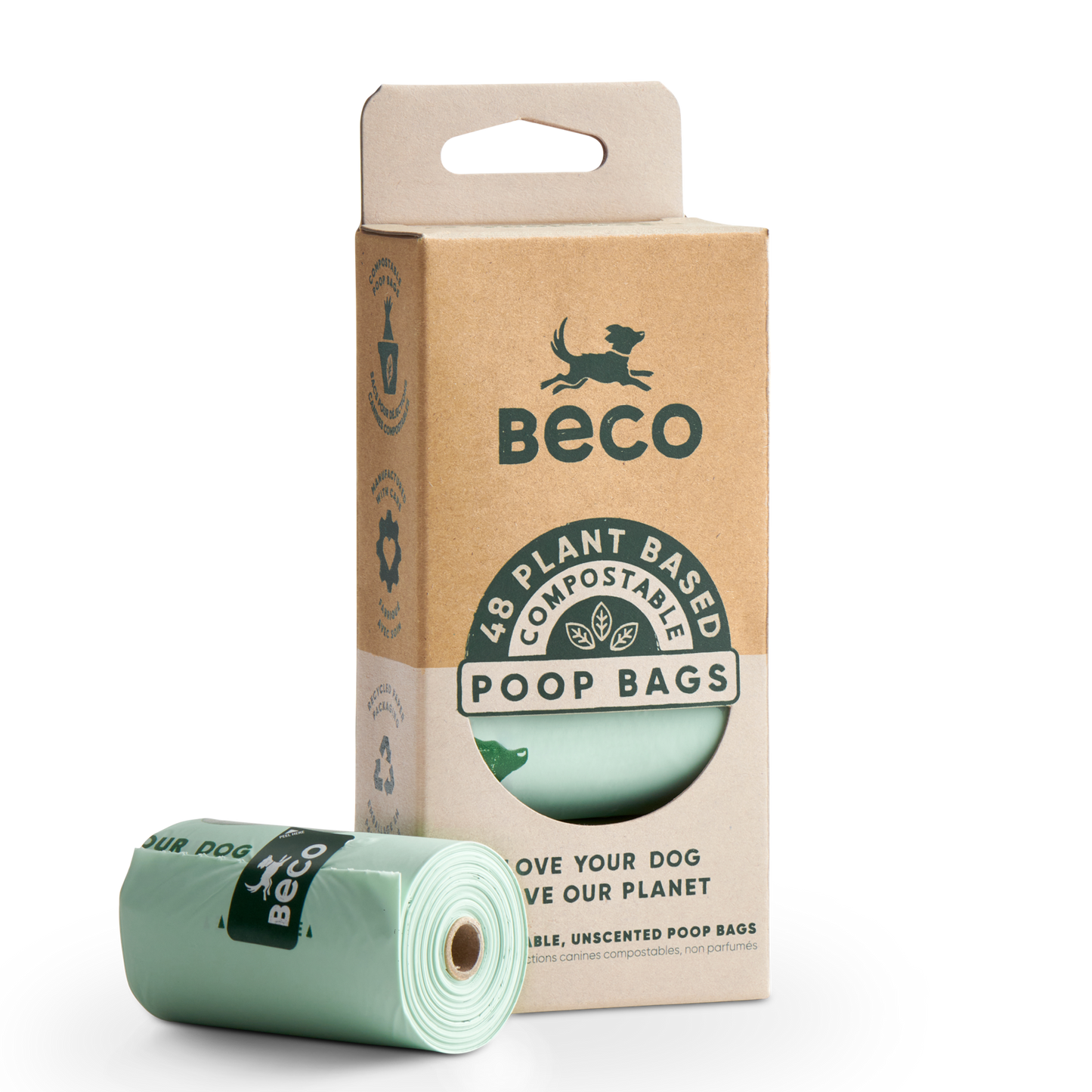 Beco Compostable Poop Bags (48 Bags)