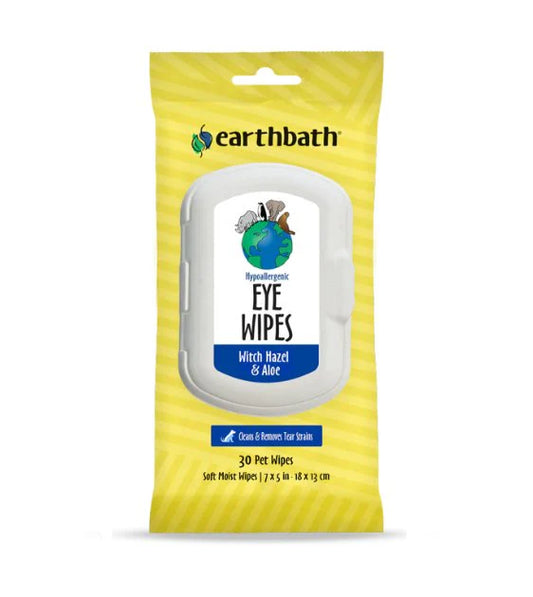 earthbath® Eye Wipes for Dogs & Cats (New)