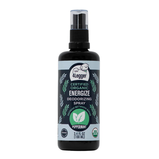 4-Legger USDA Organic Peppermint Dog Deodorizing Spray - Energize