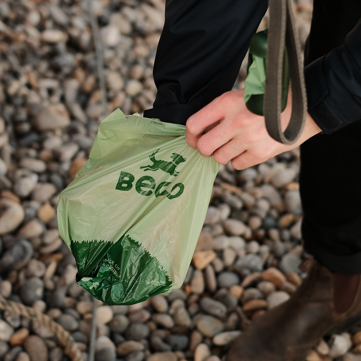 Beco 120 Poop Bags Big, Strong and Leak-Proof (Mint Scented)