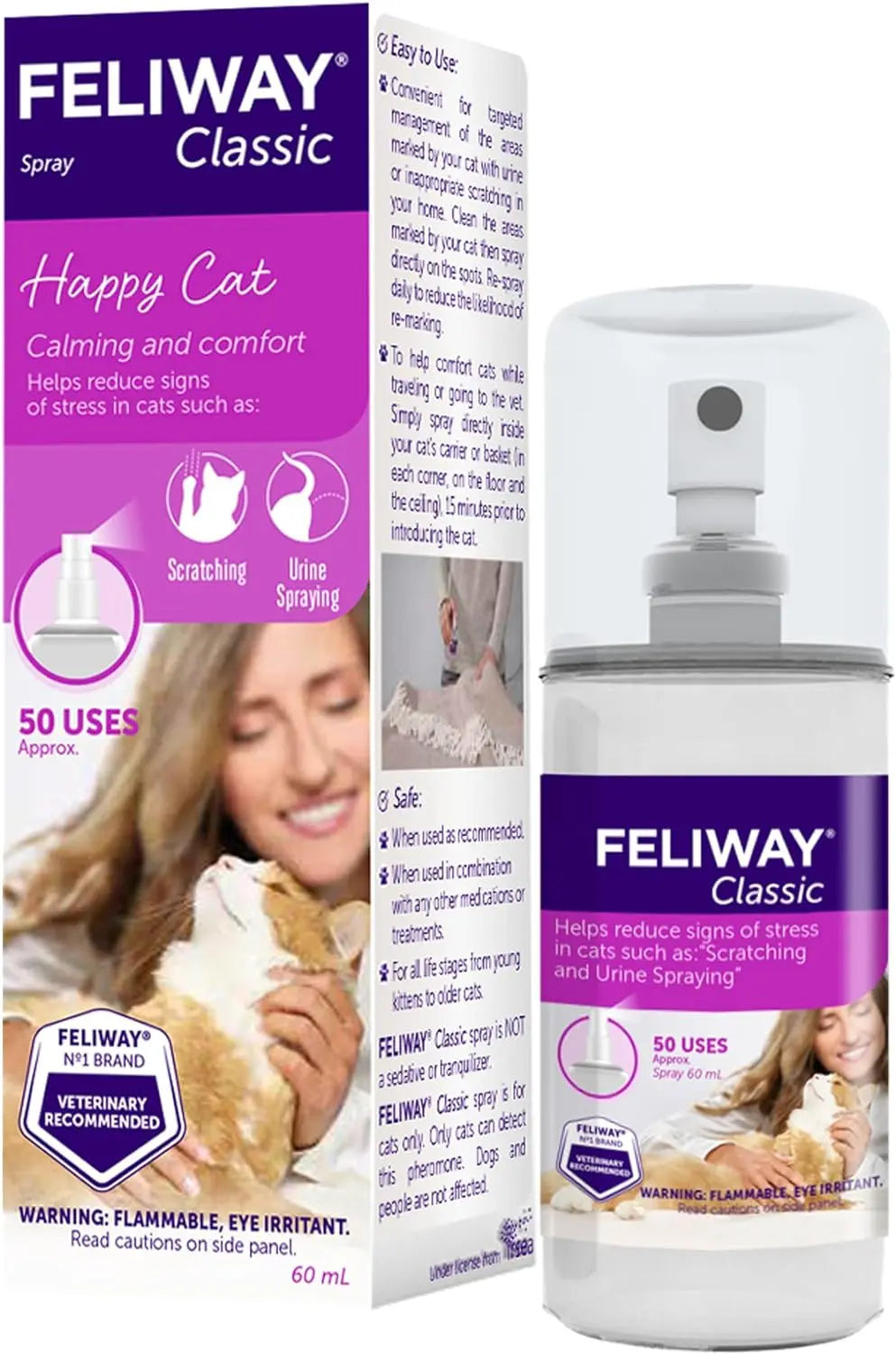 (EXP 12/24) Feliway Classic Spray (60ml)