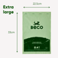 Beco 270 Poop Bags Big, Strong and Leak-Proof (Mint Scented)