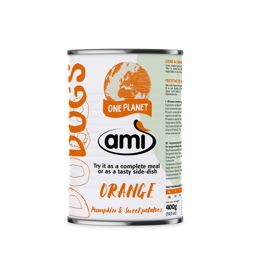 Ami One Planet Dog Wet Food - Pumpkin & Sweet Potato (Orange)