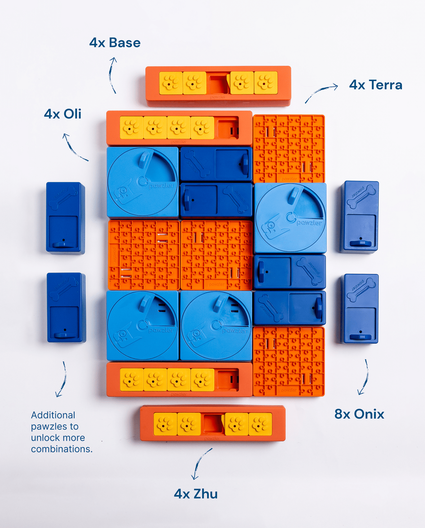 Pawzler Modular Dog Puzzle - Beginner Set