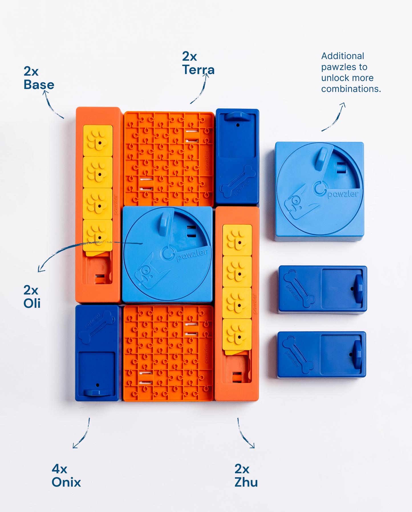 Pawzler Modular Dog Puzzle - Beginner Set