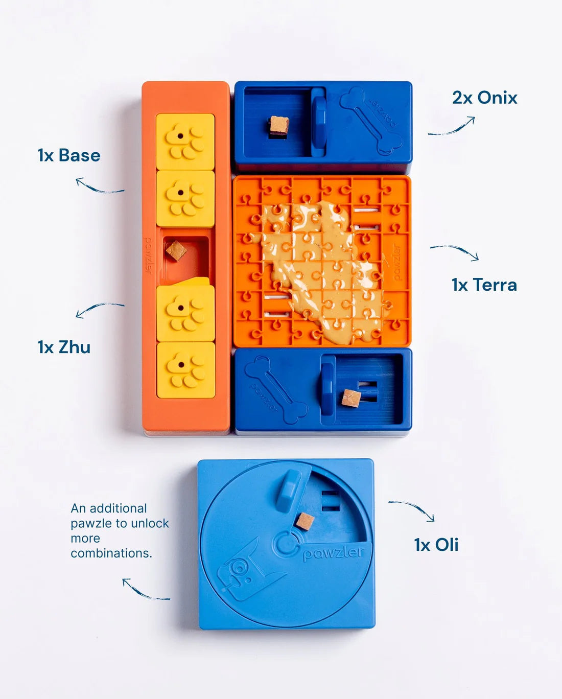 Pawzler Modular Dog Puzzle - Beginner Set