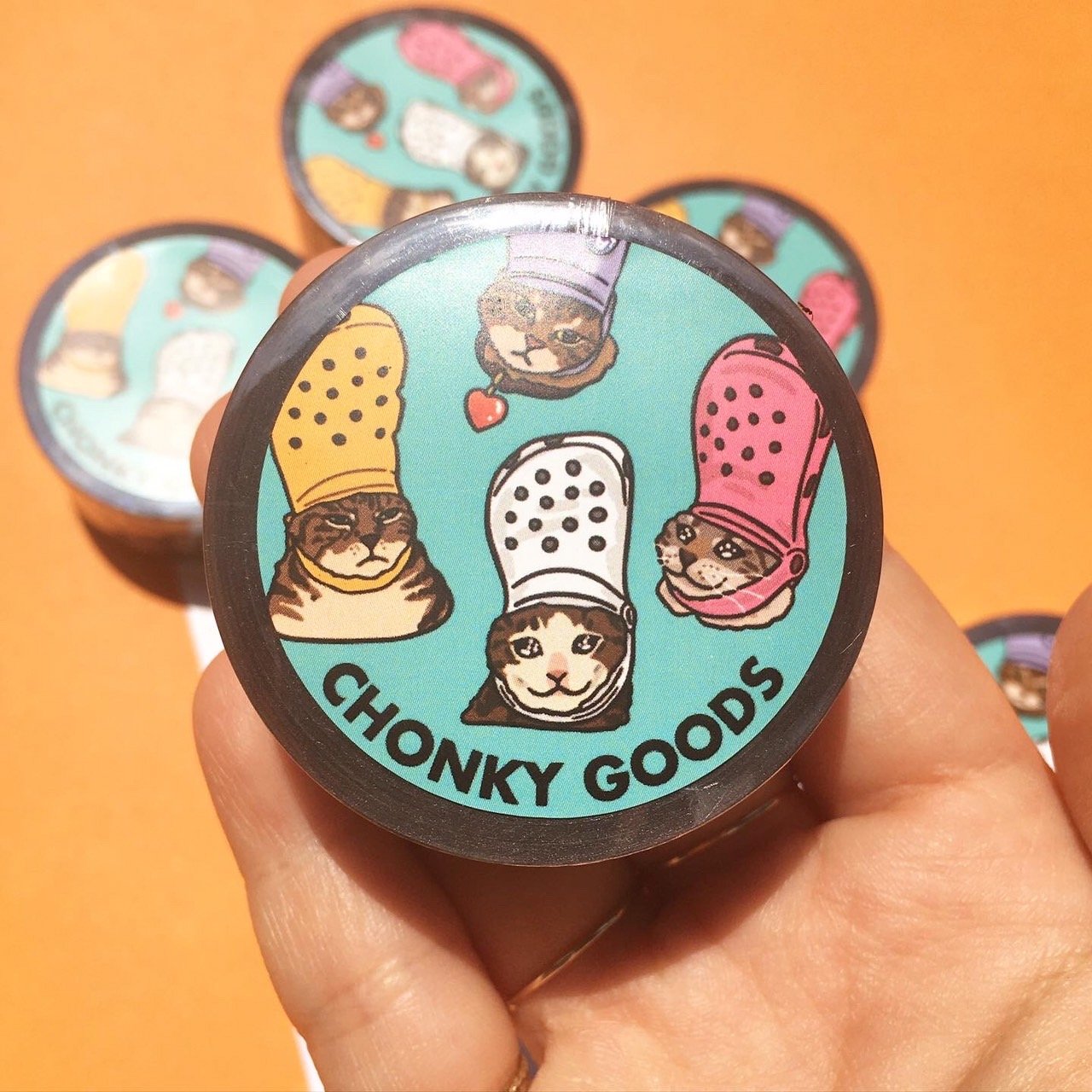 Chonky Goods Croc Cats Clear Tapes