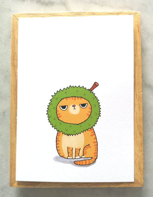 Durian Cat Postcard