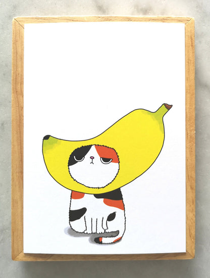 Banana Cat Postcard