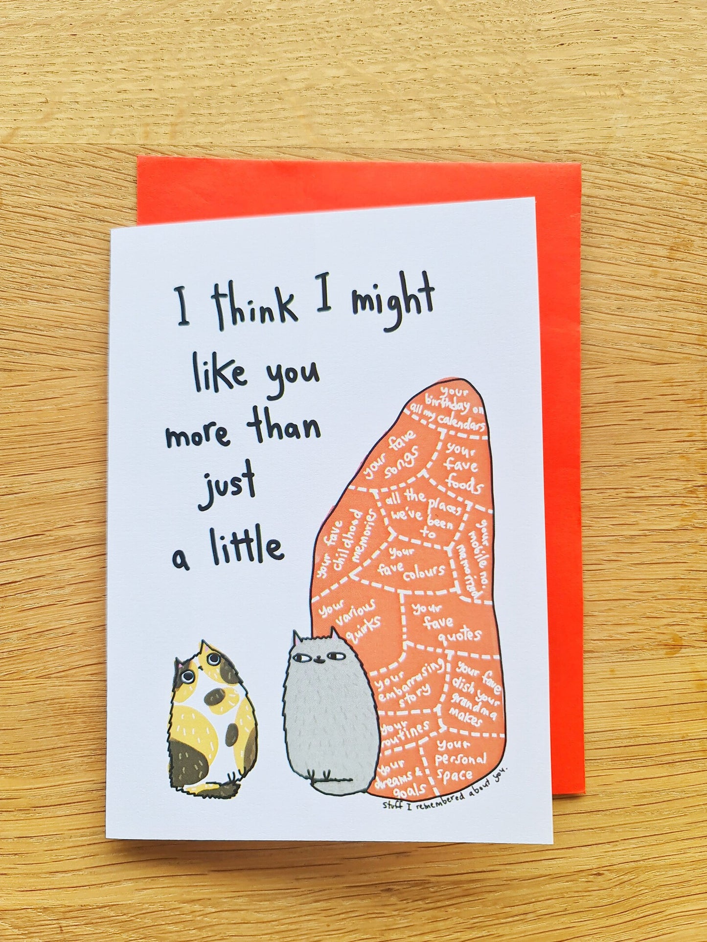 Like You More Than A Little Card