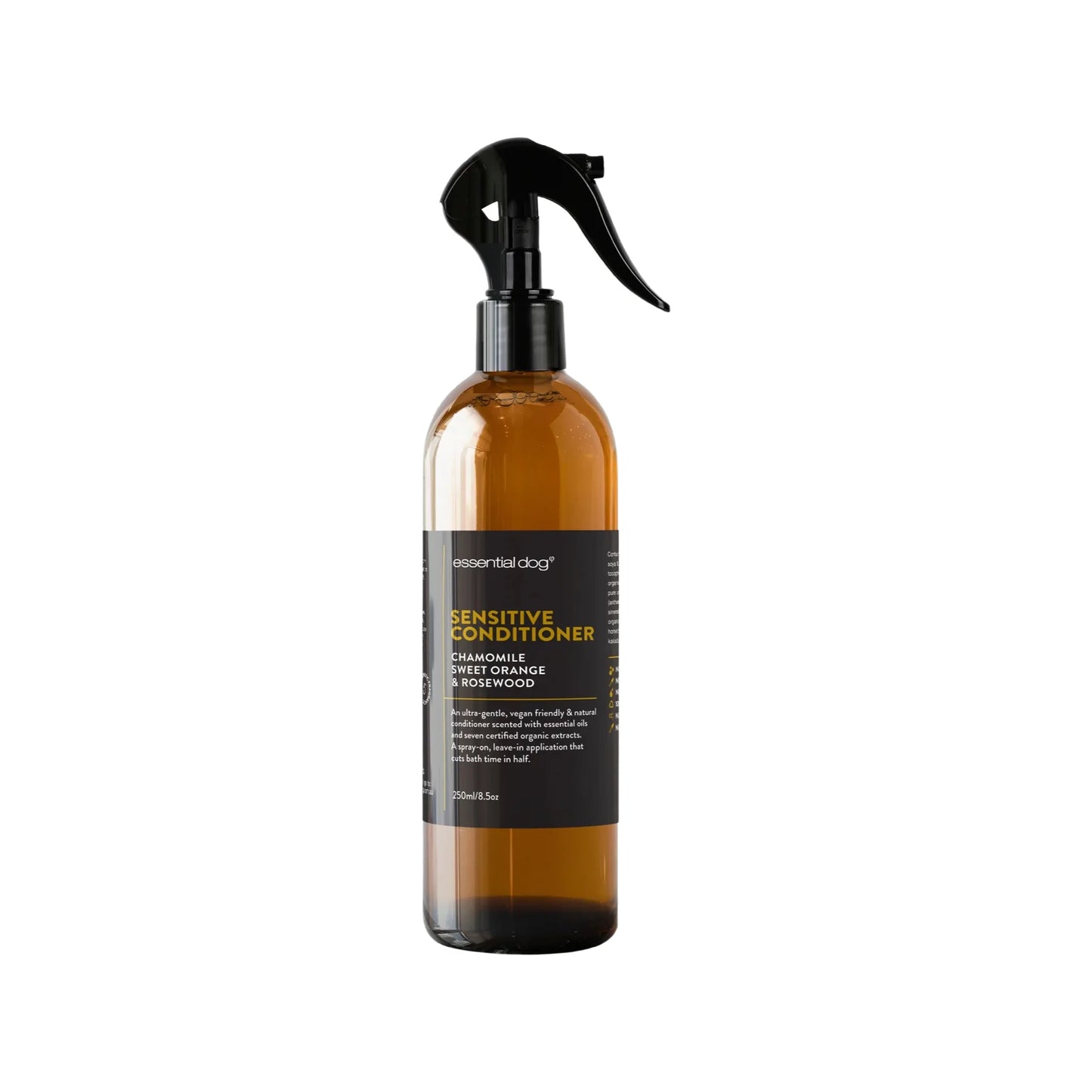 Essential Dog Sensitive Dog Leave on Conditioner Spray: Chamomile, Sweet Orange & Rosewood (500ml)