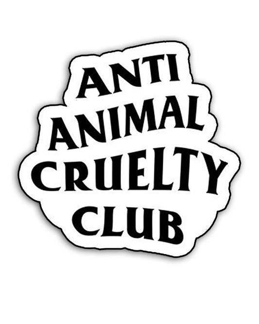 ATA Anti Animal Cruelty Club Die-Cut Sticker