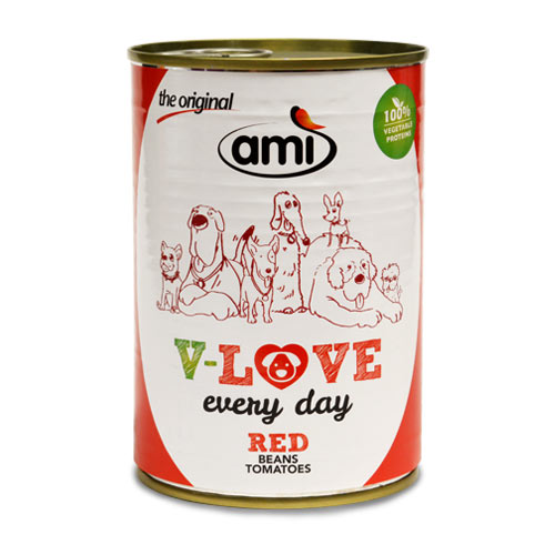 Ami V-Love Everyday Canned Wet Dog Food (Beans & Tomatoes)
