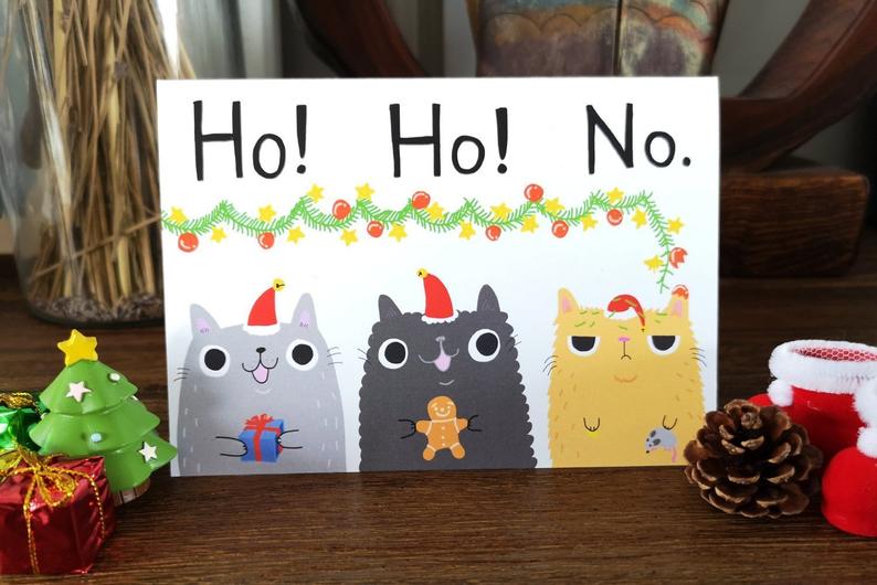 Ho! Ho! No. Christmas Card