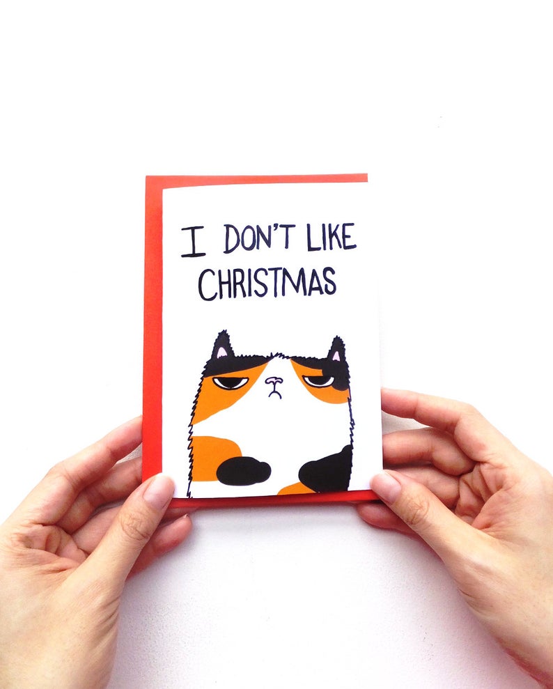 Don't Like Christmas Card