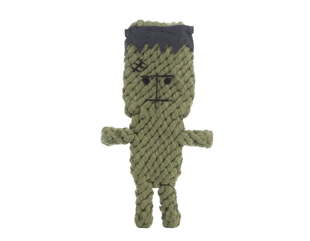 Ⓛ Jax & Bones Frankenstein 8" Rope Dog Toy