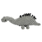 Ⓗ Jax & Bones Stew The Stegosaurus Grey 13" Rope Dog Toy